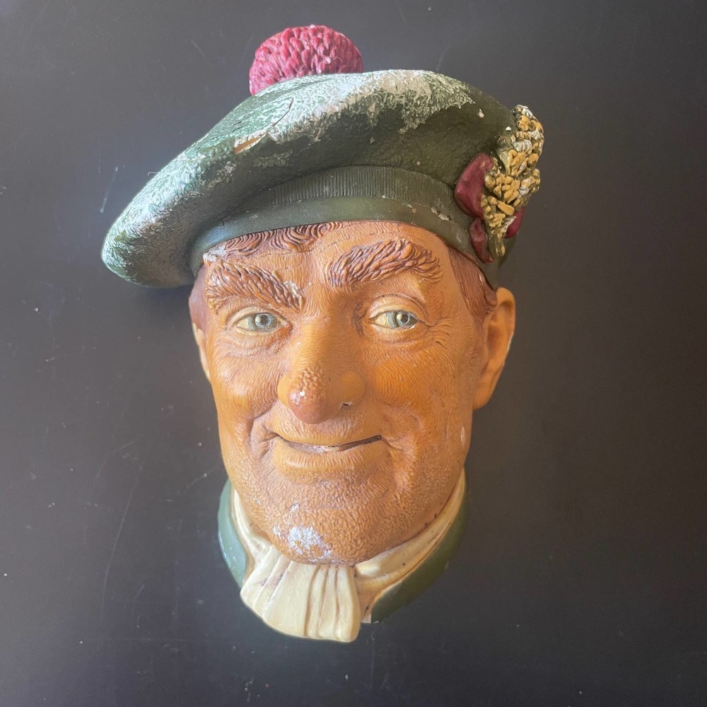 Bosson Vintage Chalkhead Chalkware 1960 Jocks